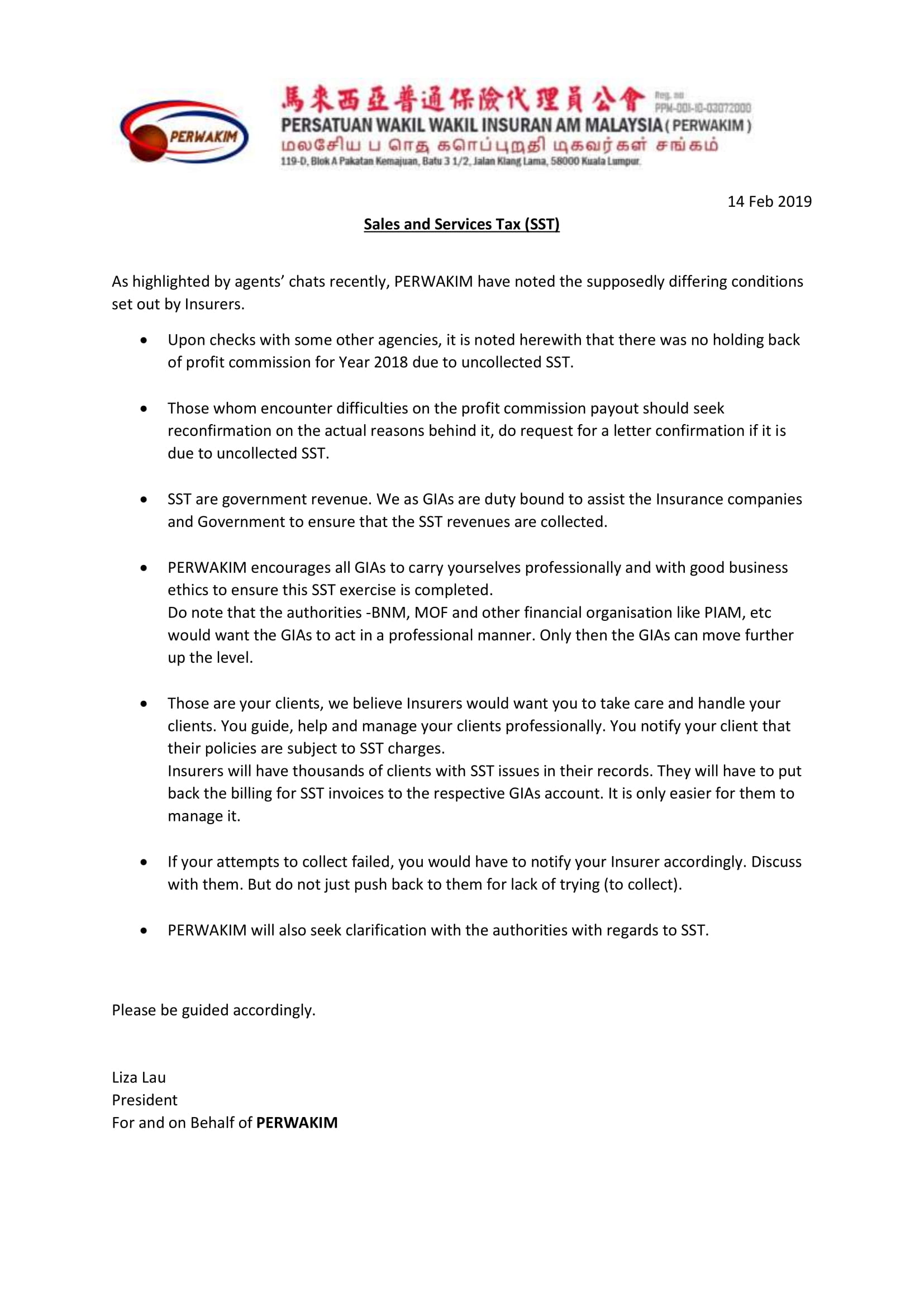 Sales and Services Tax (SST)